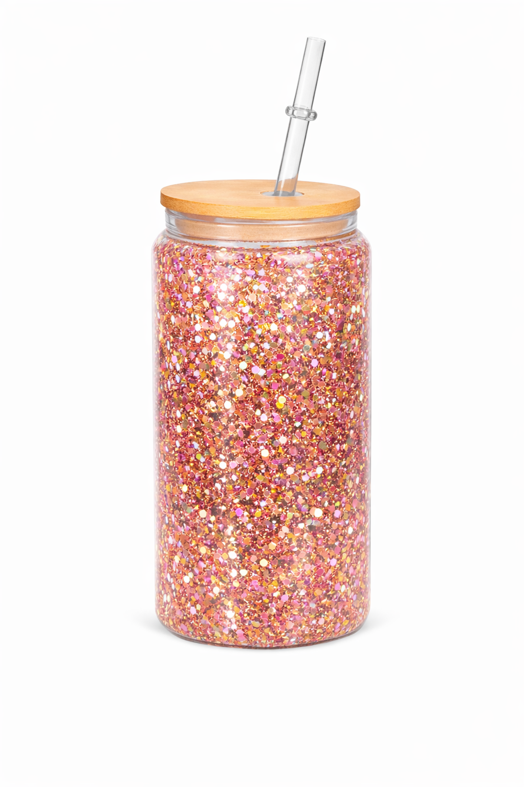 Make Your Own Glitter Bamboo Lid Snow Globe Acrylic Cup